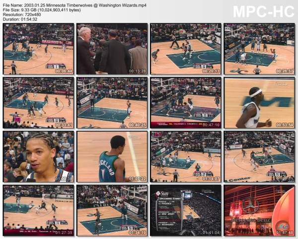 25.january 2003	Washington - Minnesota   89-97