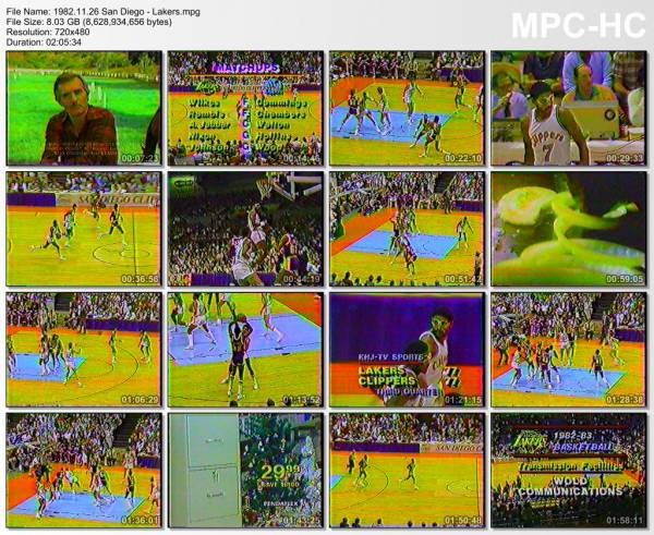 26.november 1982	SD Clippers - Lakers   115-117