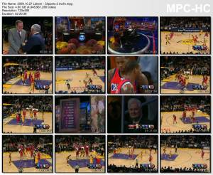 27.october 2009	Lakers - Clippers   99-92