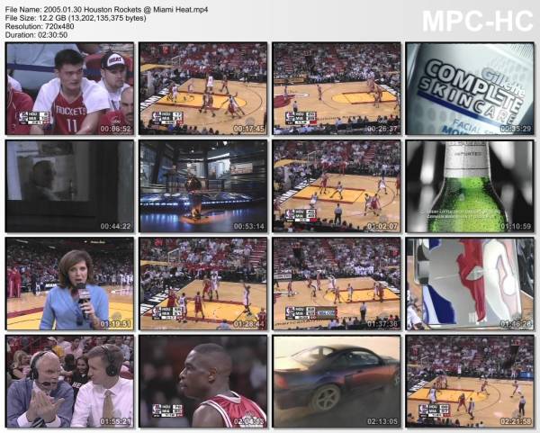 30.january 2005	Miami - Houston   104-95