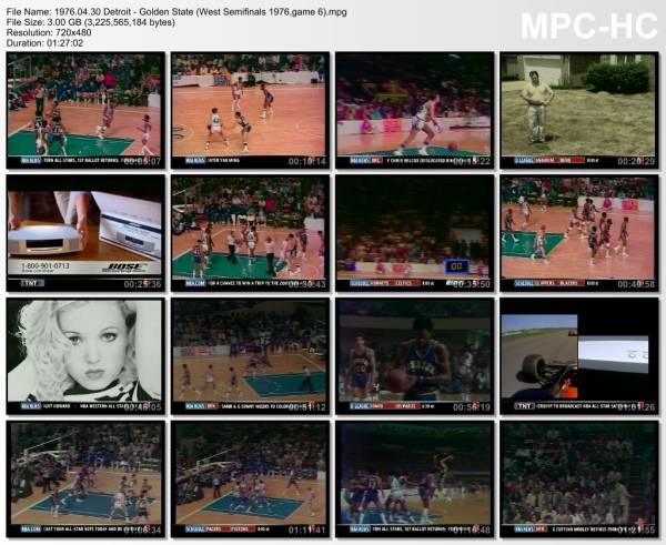 30.april 1976	Detroit - Golden State (West Semifinals 1976,game 6)   116-118 (OT)