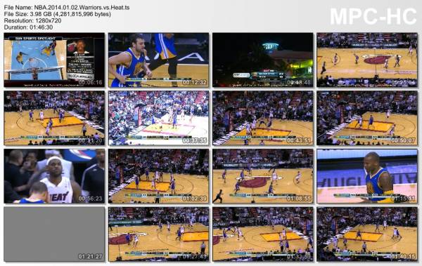 2.january 2014	Miami - Golden State   114-123