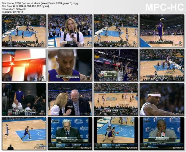 23.may 2009	Denver - Lakers (West Finals 2009,game 3)   97-103