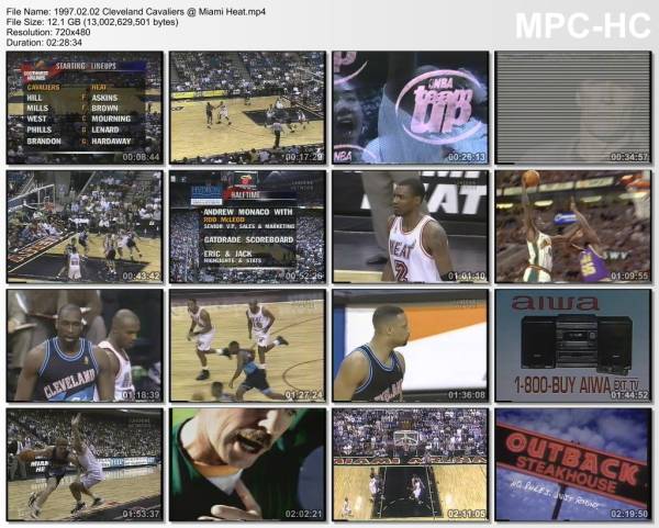 2.february 1997	Miami - Cleveland   80-76