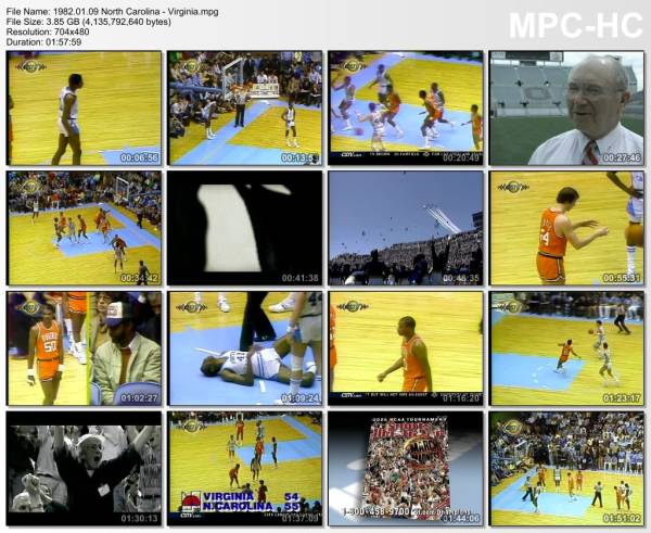9.january 1982	North Carolina - Virginia   65-60