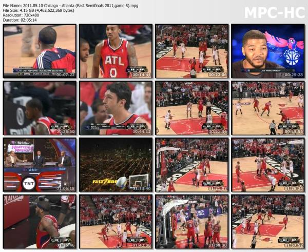 10.may 2011	Chicago - Atlanta (East Semifinals 2011,game 5)   95-83