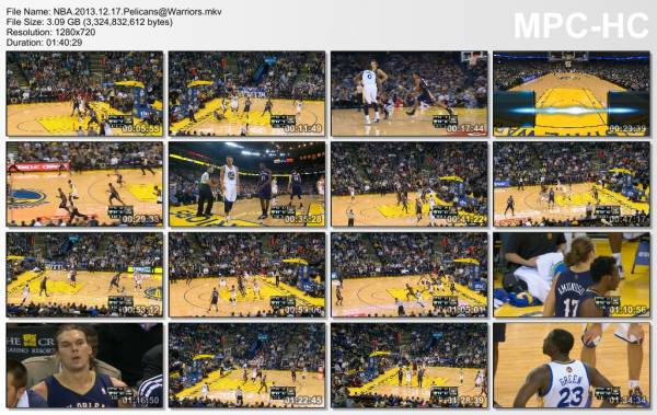 17.december 2013	Golden State - New Orleans   104-93