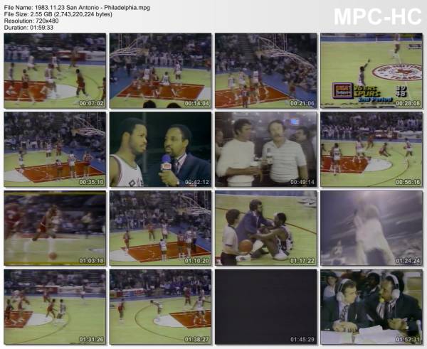 23.november 1983	San Antonio - Philadelphia   113-105
