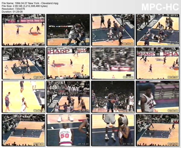 7.april 1994	New York - Cleveland   97-94 (OT)