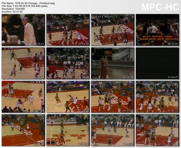 26.february 1978	Chicago - Portland    99-100
