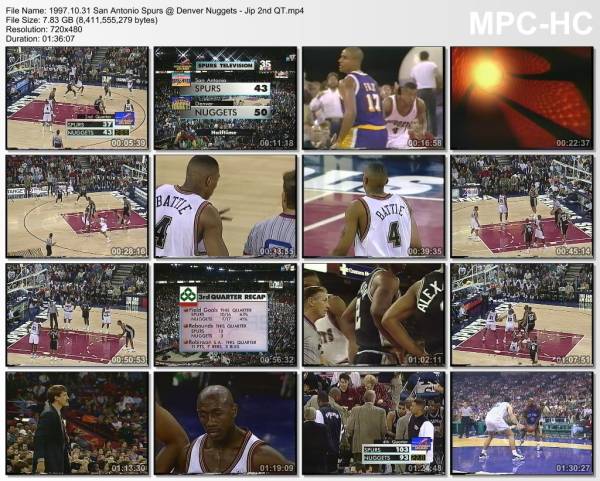31.october 1997	Denver - San Antonio   96-107