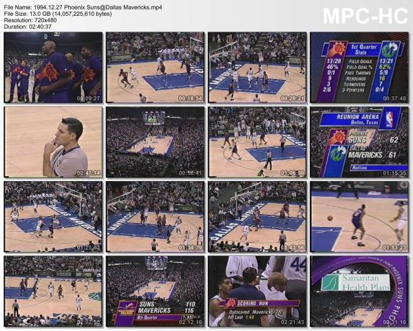 27.december 1994	Dallas - Phoenix   118-119