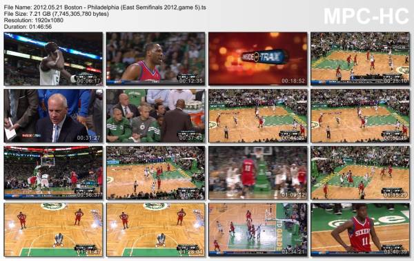 21.may 2012	Boston - Philadelphia (East Semifinals 2012,game 5)   101-85