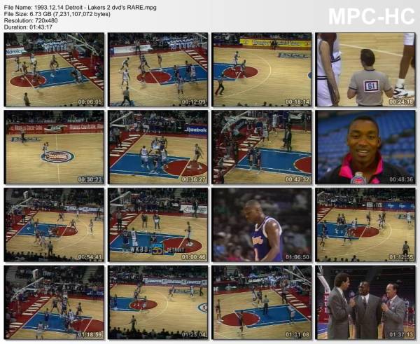 14.december 1993	Detroit - Lakers   93-99