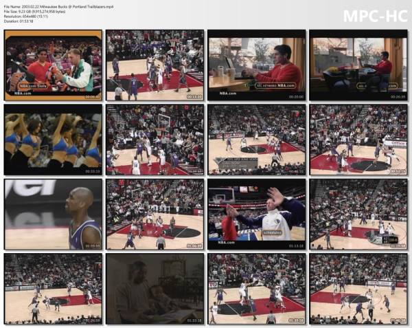 22.february 2003	Portland - Milwaukee   90-93