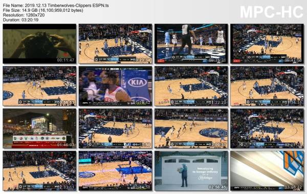 13.december 2019	Minnesota - Clippers   117-124