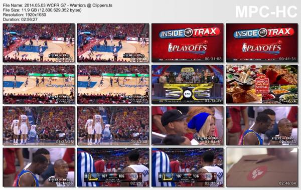 3.may 2014	Clippers - Golden State (West 1st Round 2014,game 7)   126-121