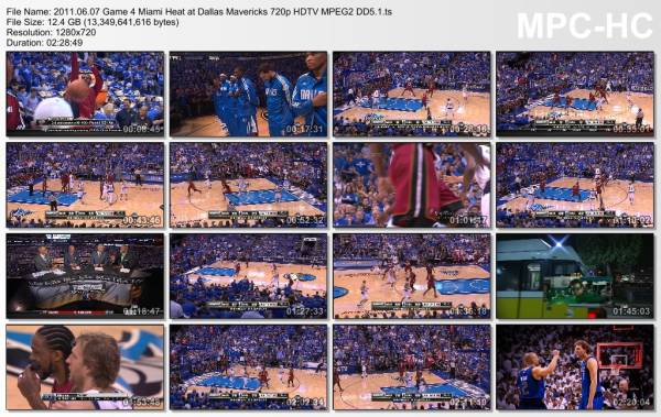 7.jun 2011	Dallas - Miami (NBA Finals 2011,game 4)   86-83