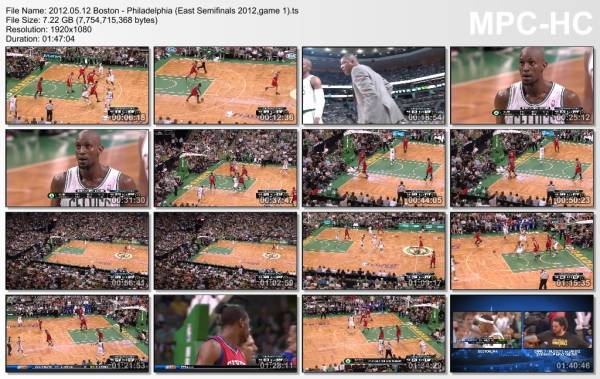 12.may 2012	Boston - Philadelphia (East Semifinals 2012,game 1)   92-91