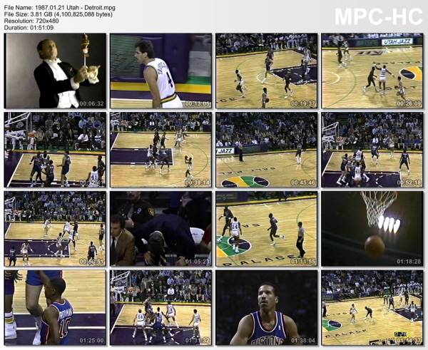 21.january 1987	Utah - Detroit   112-108