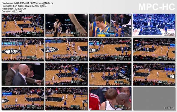 8.january 2014	Brooklyn - Golden State   102-98