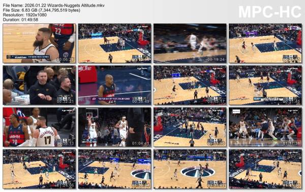 22.january 2026	Washington - Denver   97-107