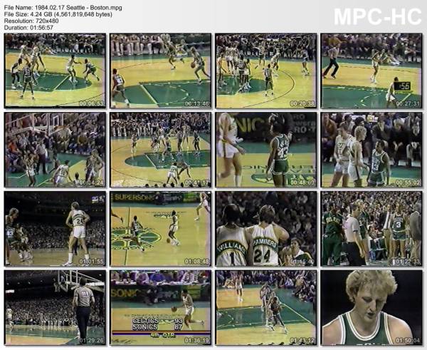 17.february 1984	Seattle - Boston   100-111