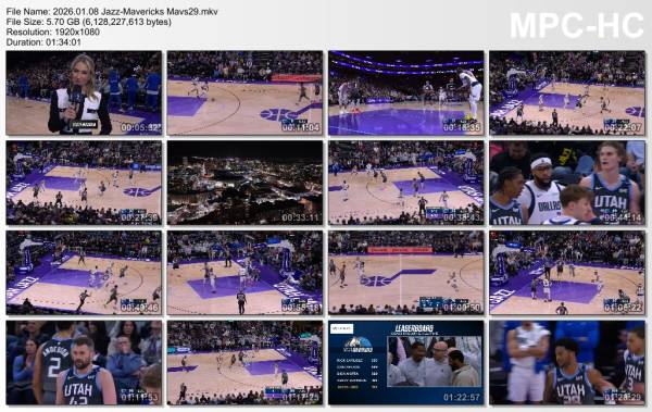 8.january 2026	Utah - Dallas   116-114