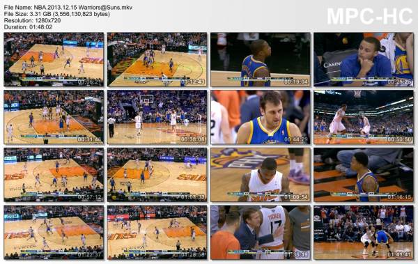 15.december 2013	Phoenix - Golden State   106-102