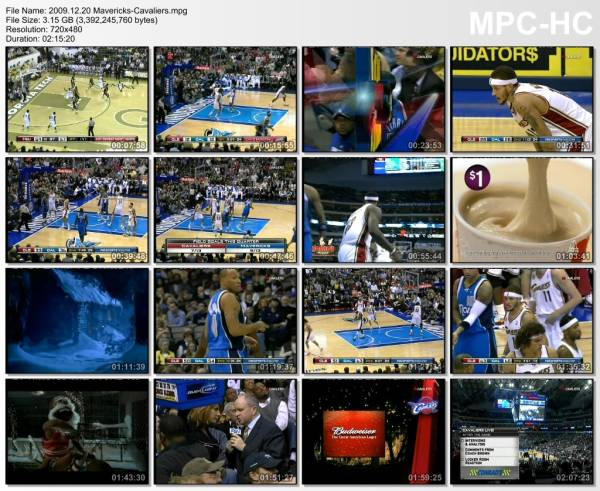20.december 2009	Dallas - Cleveland   102-95