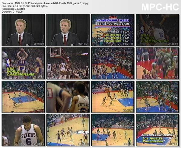 27.may 1982	Philadelphia - Lakers (NBA Finals 1982,game 1)   117-124