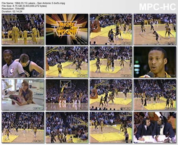15.march 1984	Lakers - San Antonio   143-124