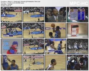11.march 1998	Philadelphia - Washington   88-86