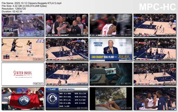 12.october 2025	Clippers - Denver   94-102