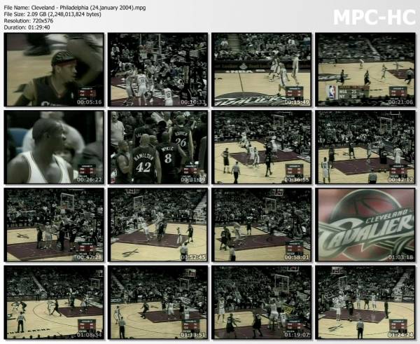 24.january 2004	Cleveland - Philadelphia   95-87