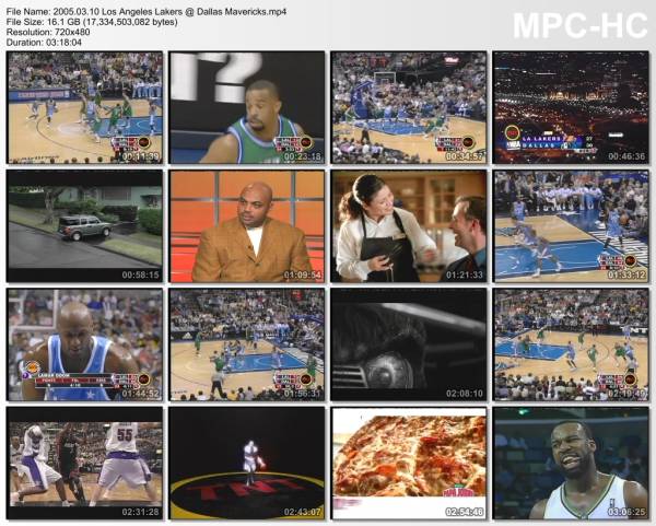 10.march 2005	Dallas - Lakers   95-100