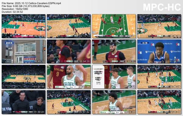 12.october 2025	Boston - Cleveland   138-107