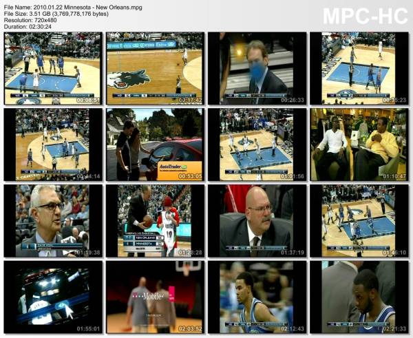 22.january 2010	Minnesota - New Orleans   94-96
