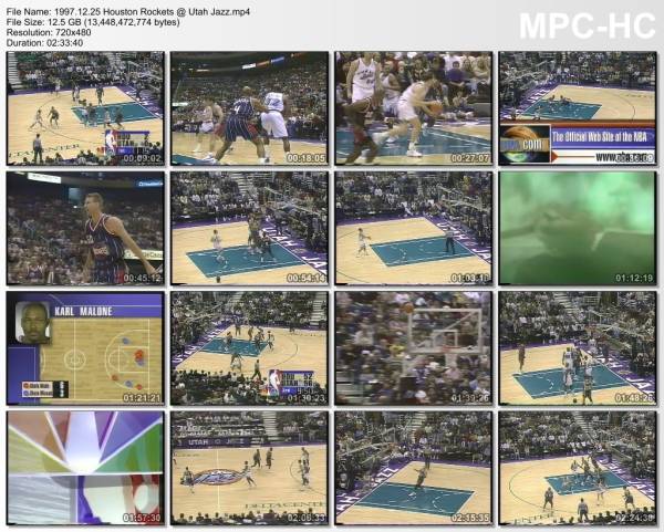 25.december 1997	Utah - Houston   107-103