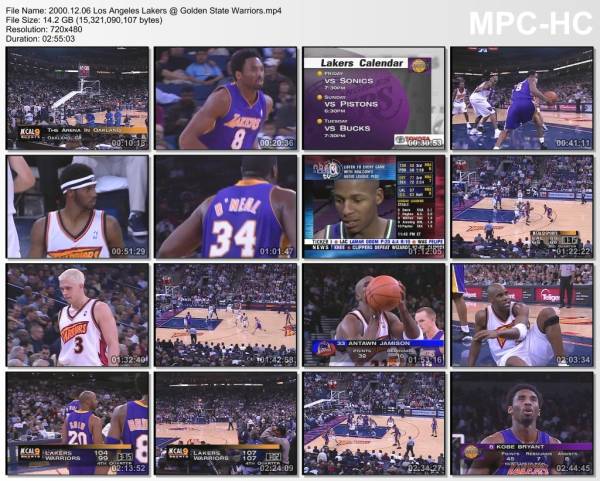 6.december 2000	Golden State - Lakers   125-122 (OT)