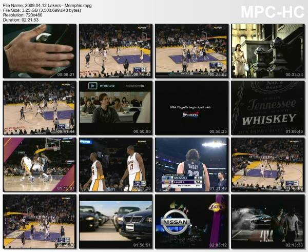 12.april 2009	Lakers - Memphis   92-75
