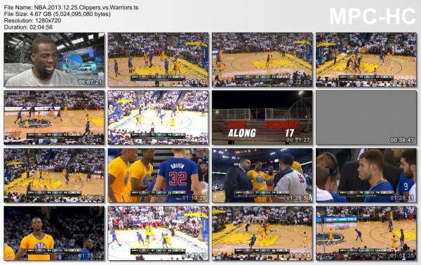 25.december 2013	Golden State - Clippers   105-103