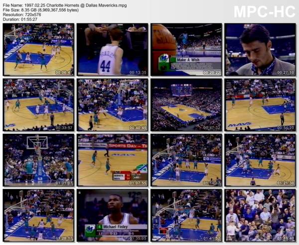 25.february 1997	Dallas - Charlotte   86-84