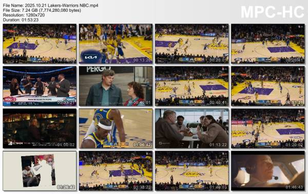 21.october 2025	Lakers - Golden State   109-119