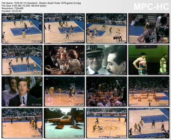 14.may 1976	Cleveland - Boston (East Finals 1976,game 4)   106-87