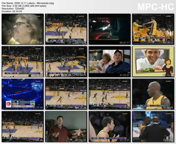 11.december 2009	Lakers - Minnesota   104-92