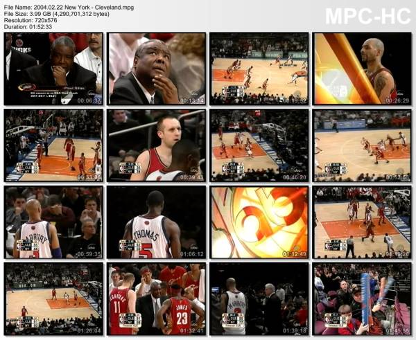 22.february 2004	New York - Cleveland   86-92