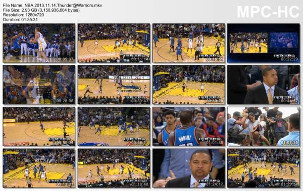 14.november 2013	Golden State - Oklahoma City   116-115