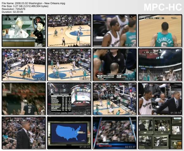 2.march 2008	Washington - New Orleans   101-84