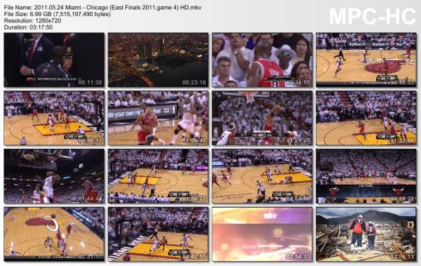 24.may 2011	Miami - Chicago (East Finals 2011,game 4)   101-93 (OT)